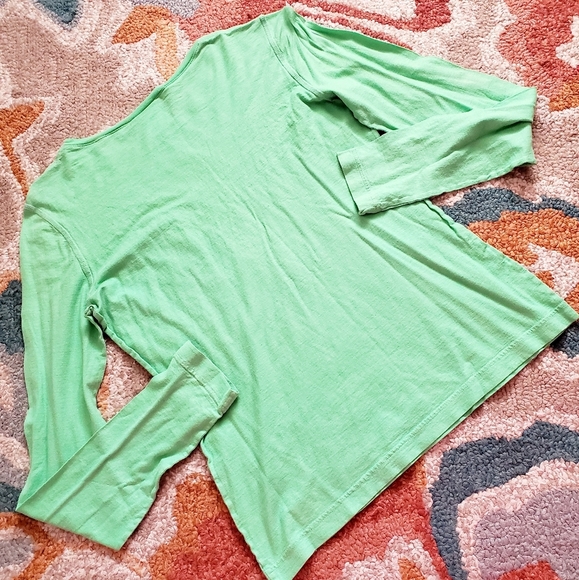 🐊 LACOSTE Green Long Sleeve Top - Picture 4 of 6